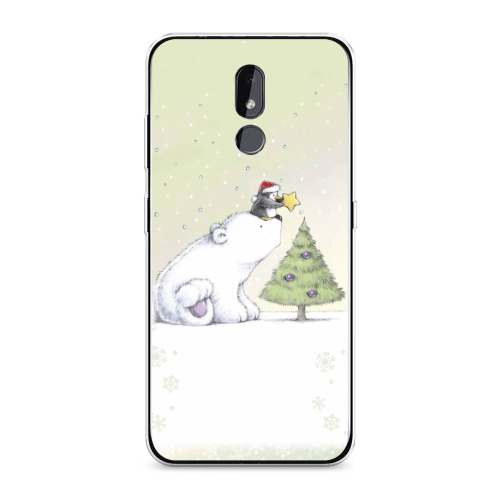 

Чехол на Nokia 3.2 "Украшение елки", Белый;бежевый, 122650-5