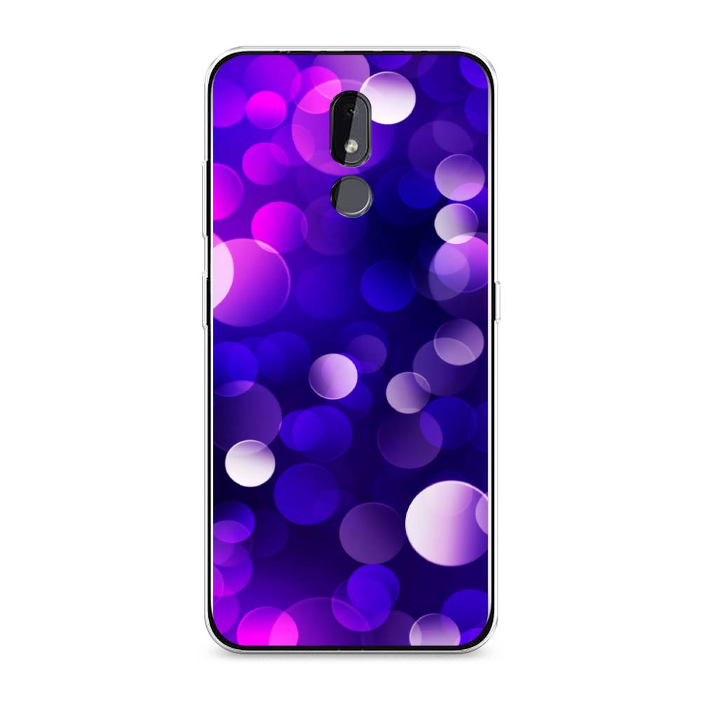 

Чехол на Nokia 3.2 "Абстракция 27", Фиолетовый, 122650-3