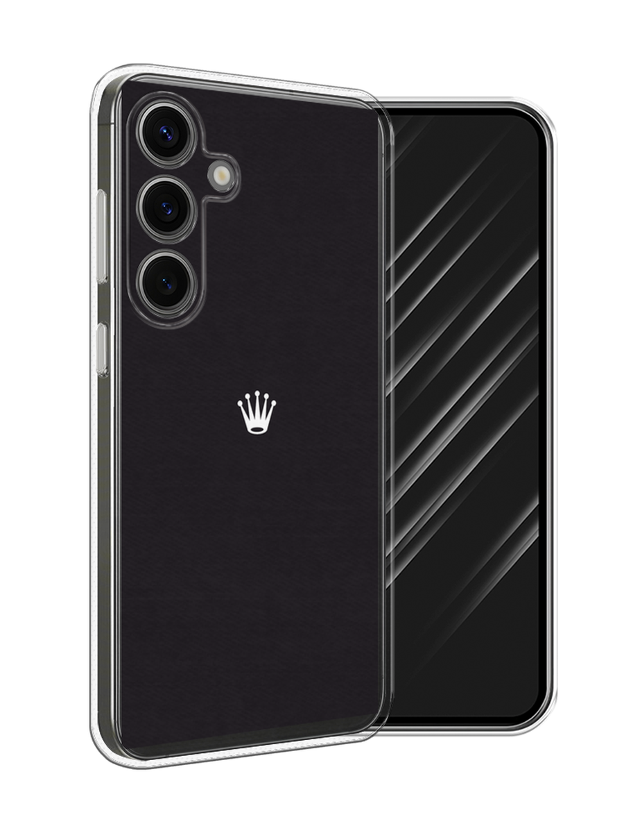 

Чехол Awog на Samsung Galaxy S25 "Белая корона на черном фоне", Черный, 2110350-1