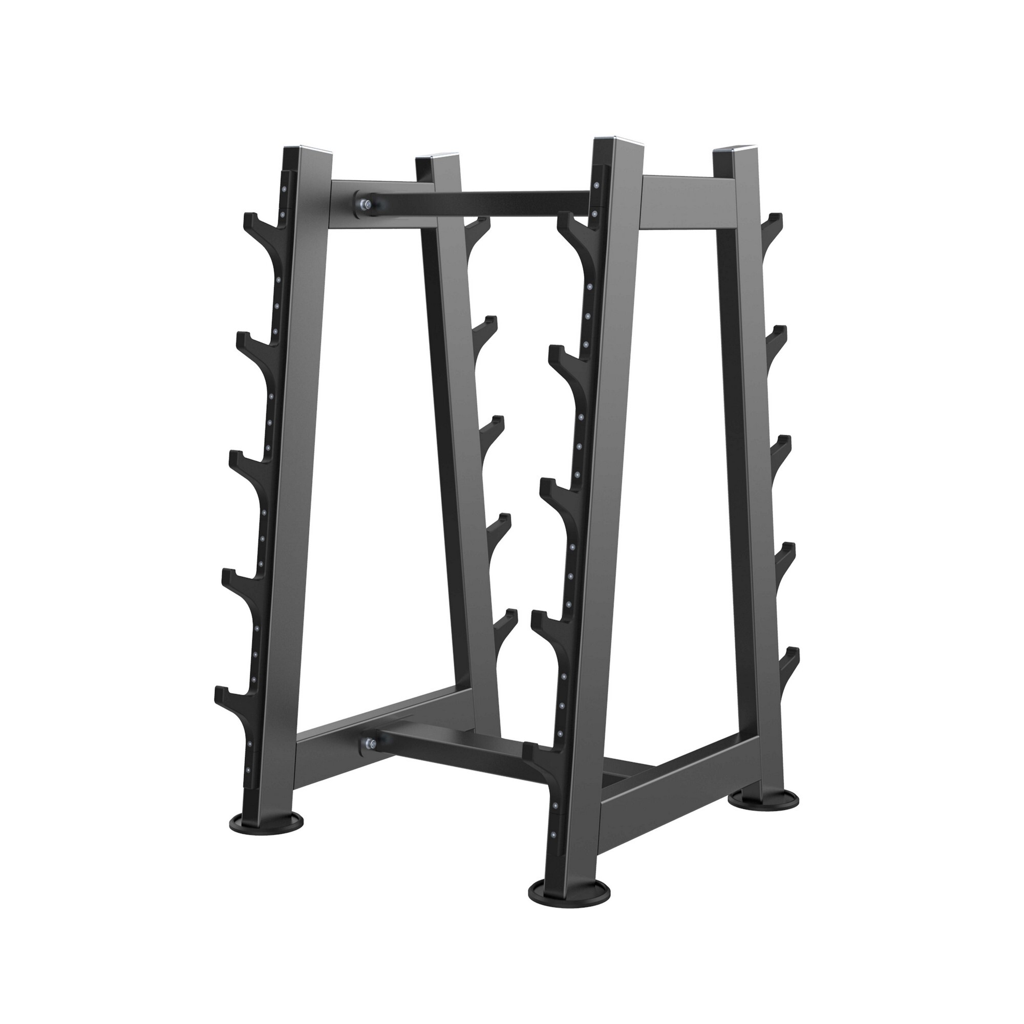 

Стойка для штанг 10 шт ( Barbell Rack) DHZ U-3055, Серебристый, U-3055