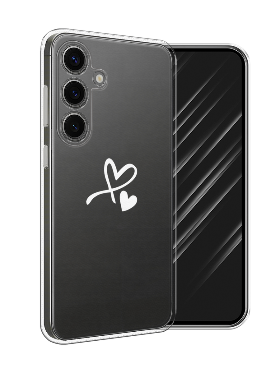 

Чехол Awog на Samsung Galaxy S25 "Сердечко минимализм", Белый, 2110350-1