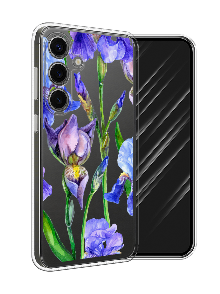 

Чехол Awog на Samsung Galaxy S25 "Синие ирисы", Фиолетовый;голубой;зеленый, 2110350-1