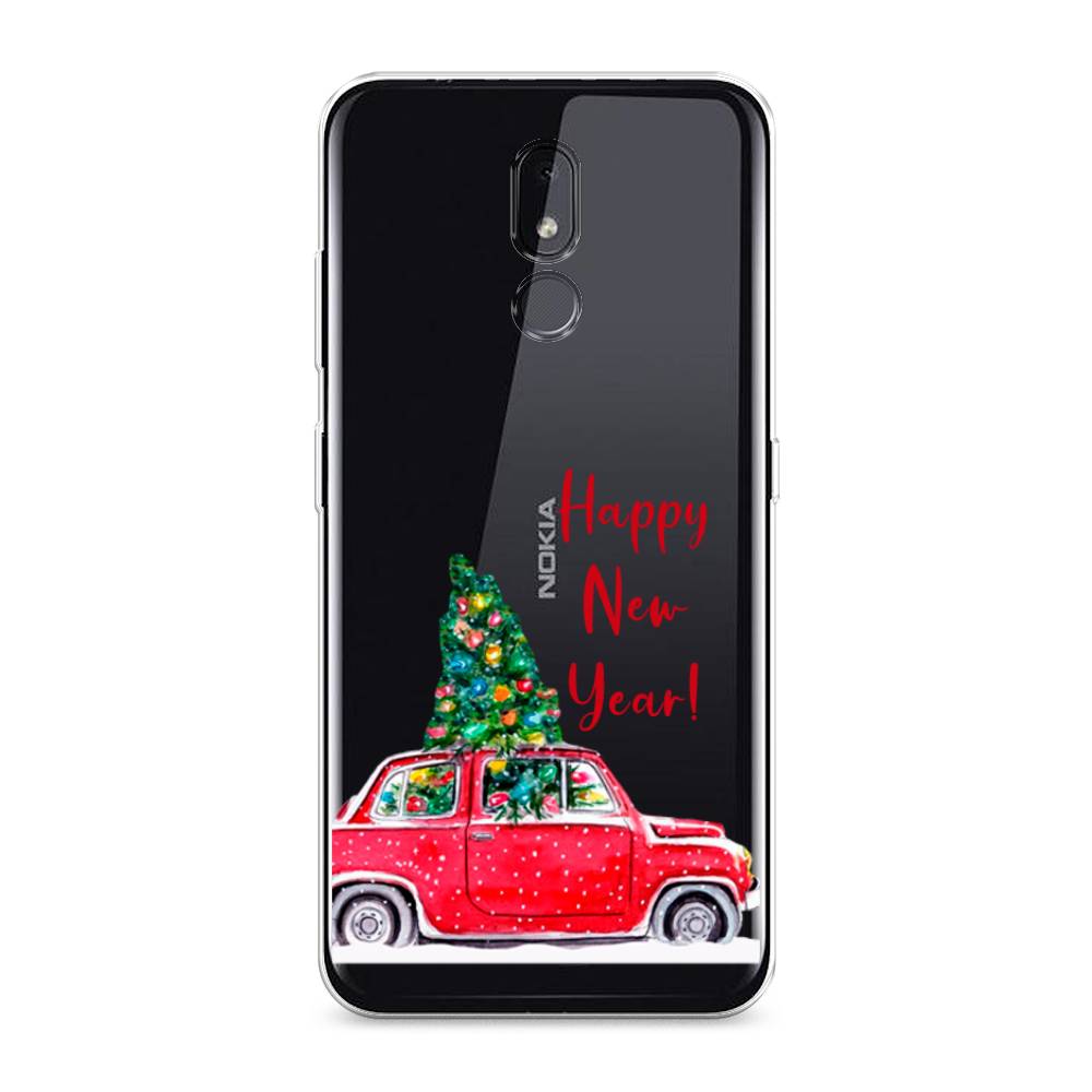 

Чехол на Nokia 3.2 "Happy New Year", Красный;зеленый, 122650-5
