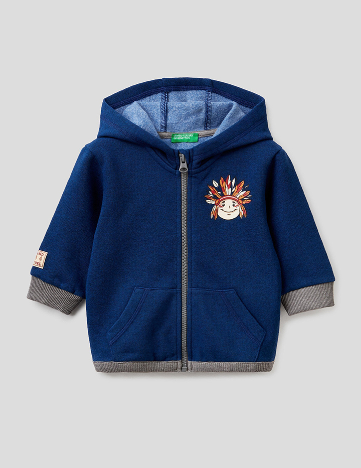 фото Толстовка детская united colors of benetton 21a_3j73c5001_902 мультиколор р.90
