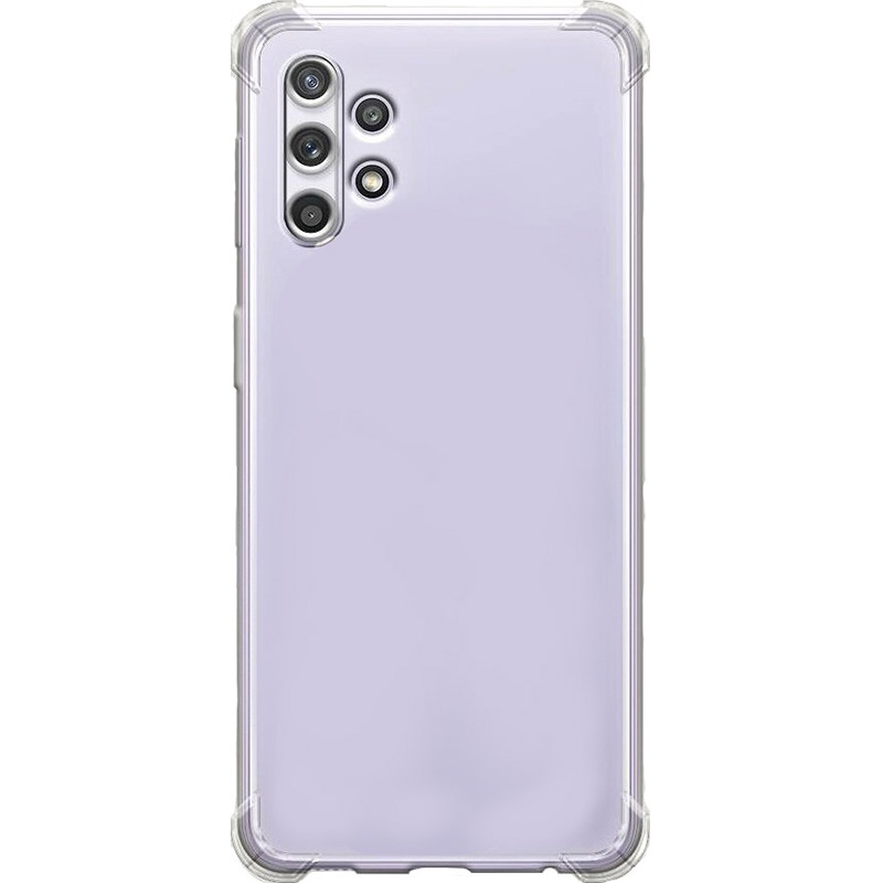 

Чехол силиконовый для Samsung Galaxy A32 (4G), усиленные края, с защитой камеры, X-Case, Прозрачный