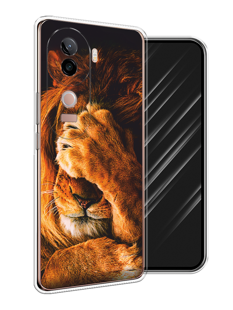 

Чехол Awog на Vivo V40e "Львиный стыд", Коричневый;черный, 2611950-1