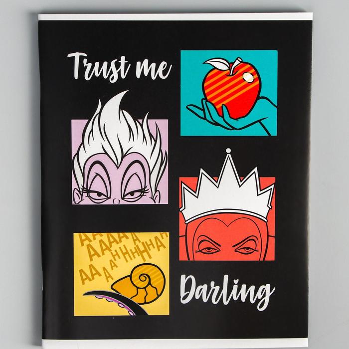 

Тетрадь 48 листов в клетку, картонная обложка Darling, Villains