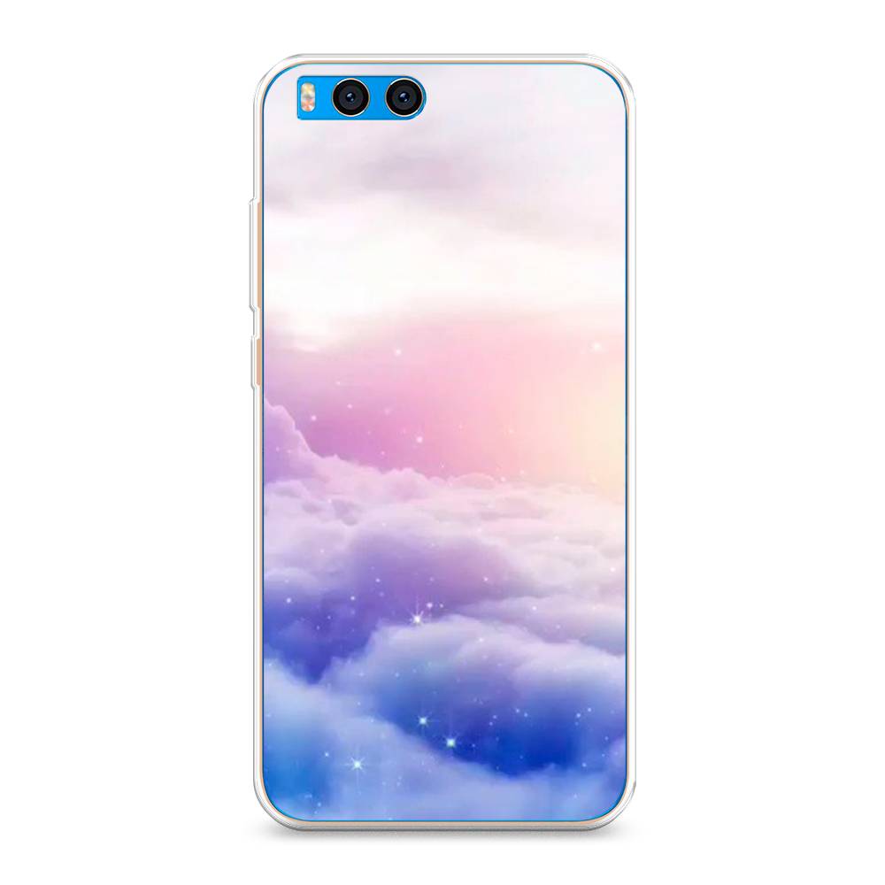 

Чехол на Xiaomi Mi Note 3 "Небеса", Голубой;белый;розовый, 32450-2