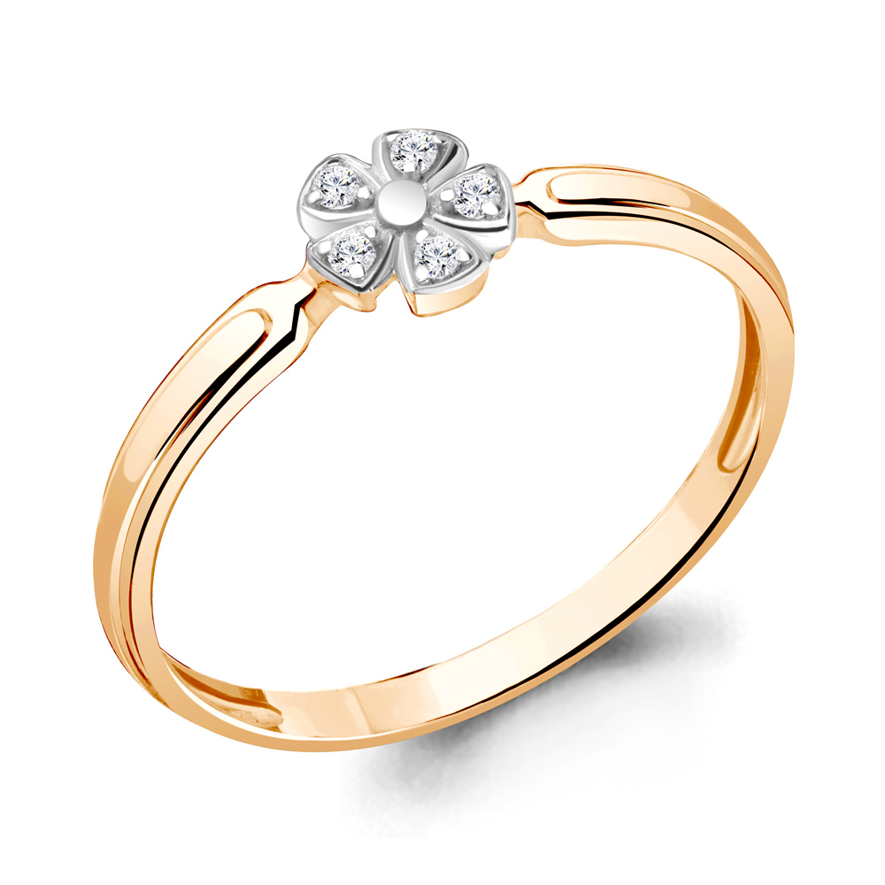 

Кольцо из золота р.  AQUAMARINE 963969к_585_кз, 963969к_585_кз