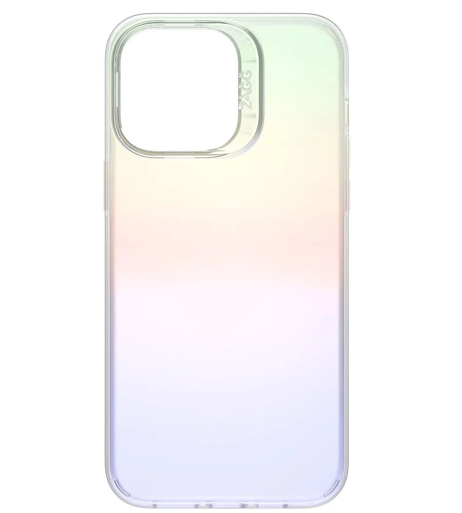 

Чехол-накладка Zagg Iridescent Anti-microbial для iPhone 14 пластиковый (неоновый желтый), Разноцветный