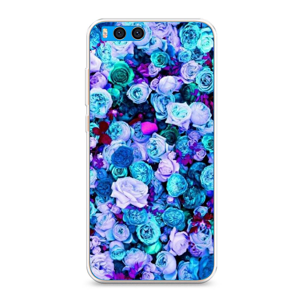 

Чехол на Xiaomi Mi Note 3 "Цветочный ковер", Фиолетовый, 32450-2
