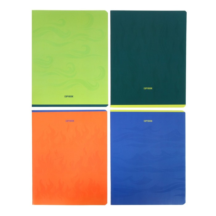 

Тетрадь 80 л в клетку Monocolor. Стихии, блок офсет, МИКС