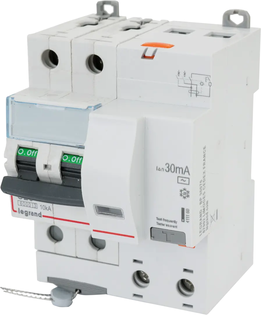 

Дифференциальный автомат Legrand DX3 2P C25 A 30 мА 6 кА AC 411160