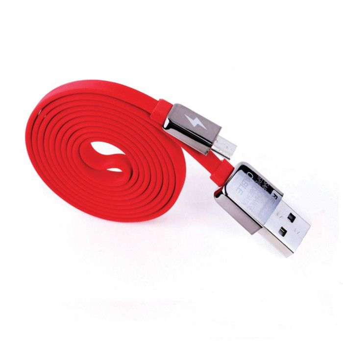 

USB кабель Safe&Speed 2 в 1, micro+lighting красный