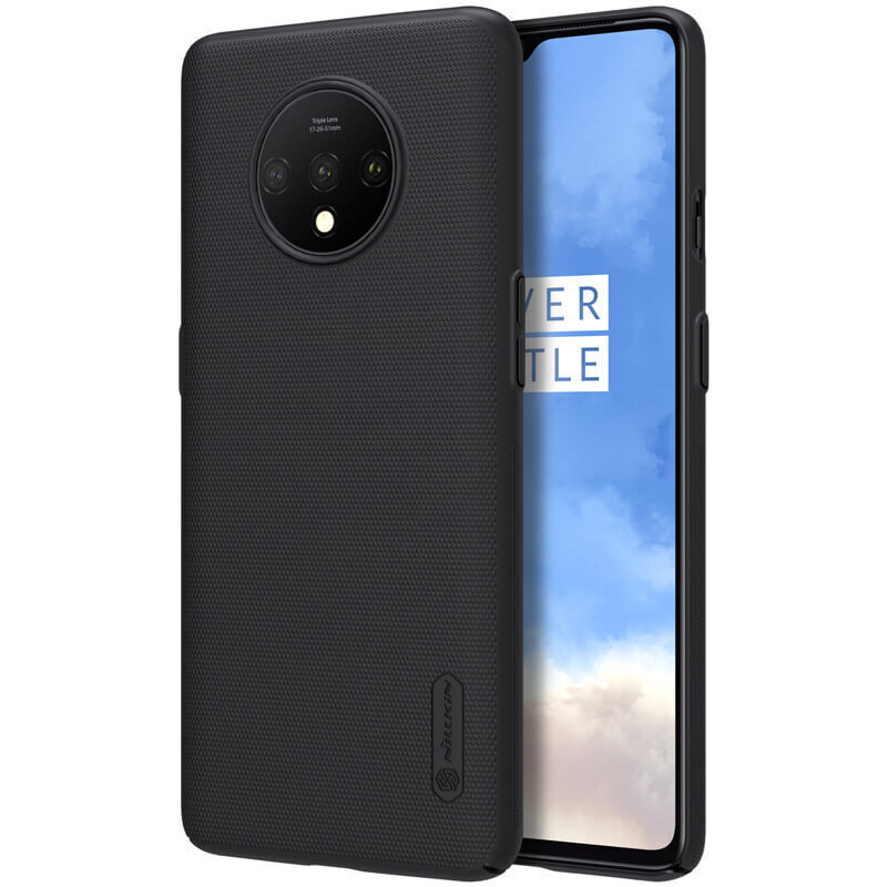 фото Накладка nillkin super frosted shield для oneplus 7t (черный)