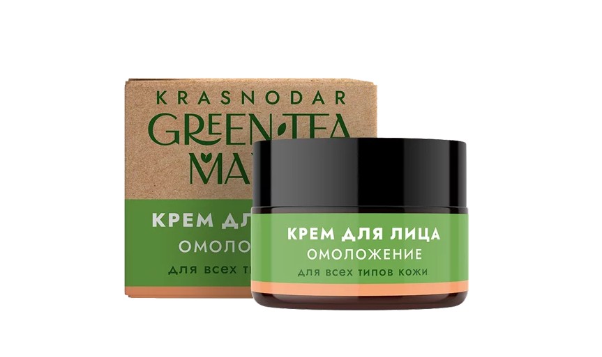 

Крем для лица GREEN TEA MANIA Омоложение 50 г
