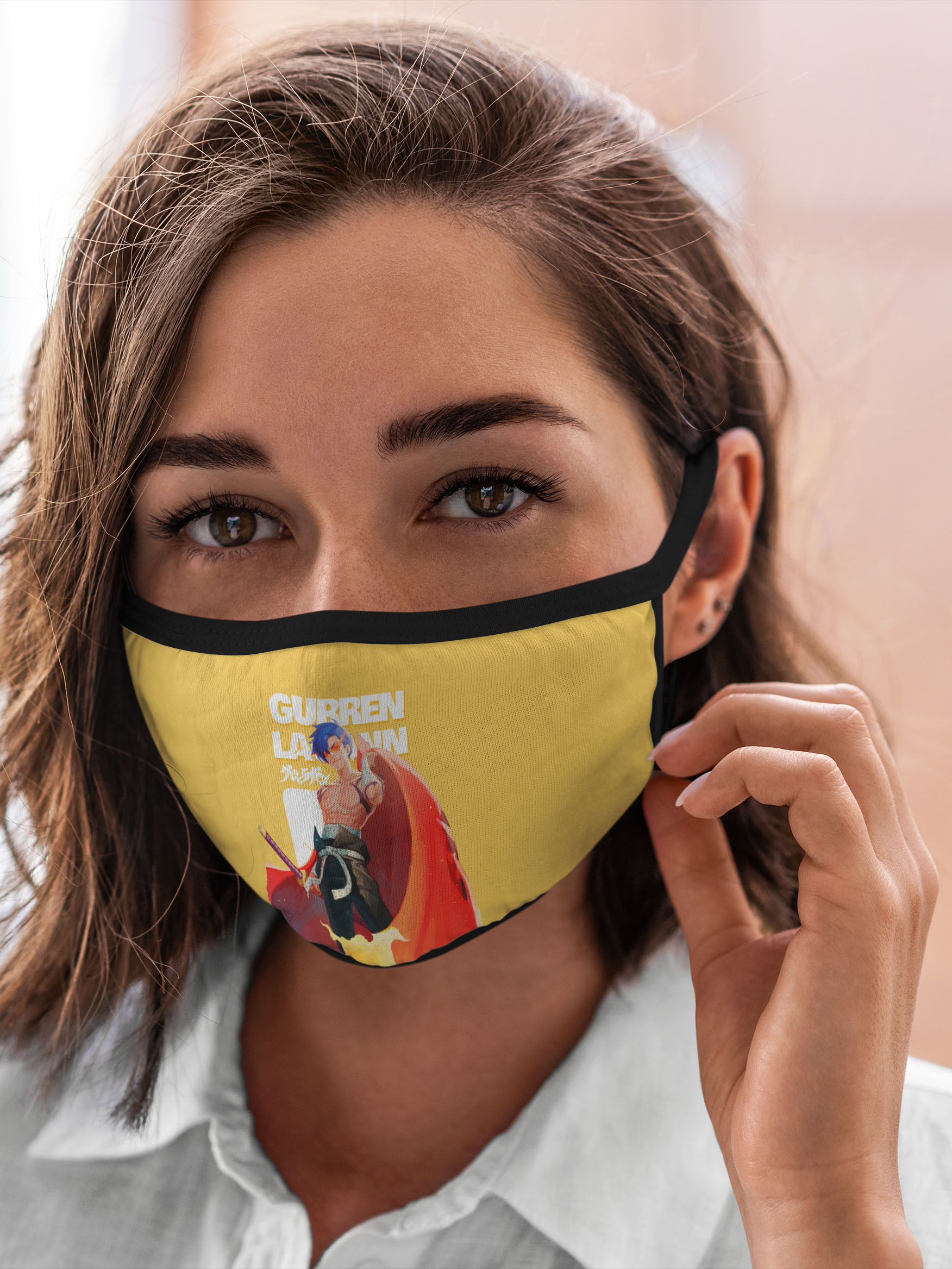 

Многоразовая маска унисекс Burnettie Гуррен Лаганн Камина, Разноцветный, Гуррен Лаганн Камина