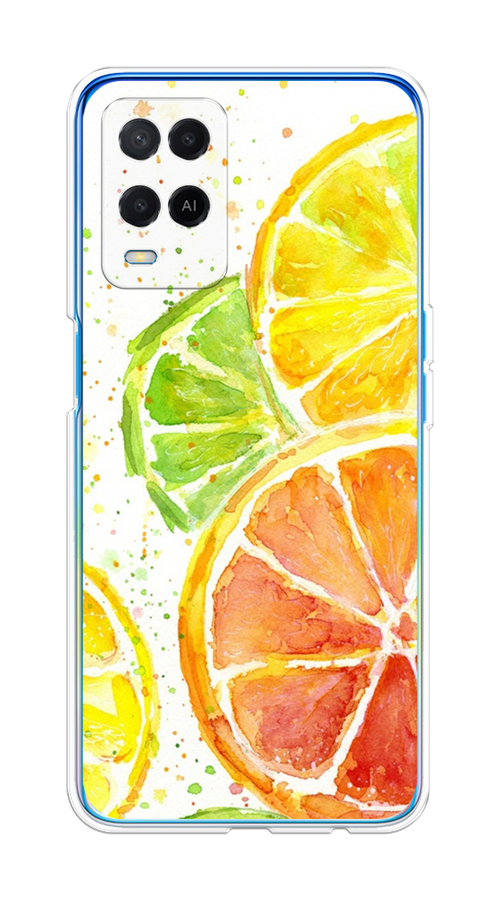

Чехол на Oppo A54 "Цитрусовые", Белый;желтый;красный;зеленый, 256150-1