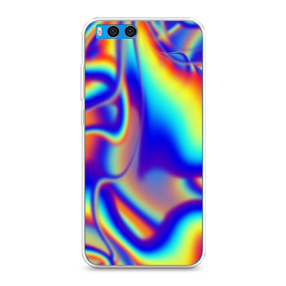 

Чехол на Xiaomi Mi Note 3 "Яркая голограмма", Разноцветный, 32450-3