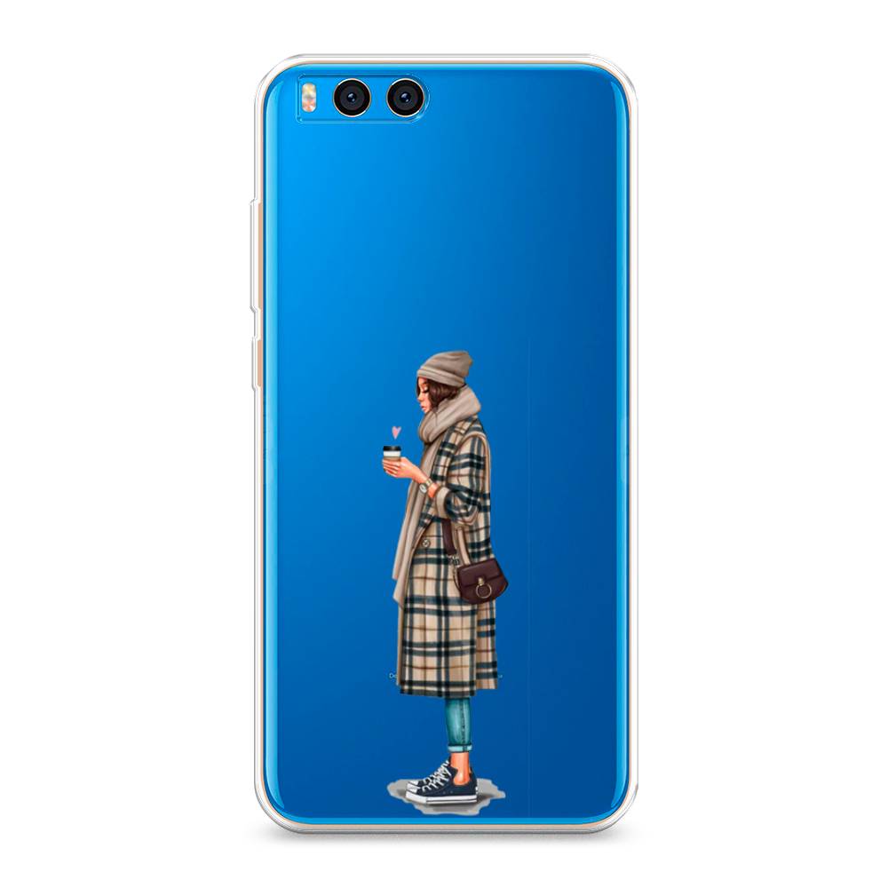 

Чехол на Xiaomi Mi Note 3 "Утренний кофе", Коричневый;бежевый, 32450-6