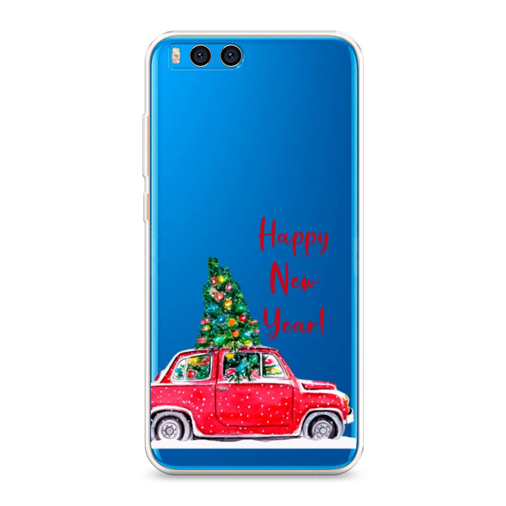 

Чехол на Xiaomi Mi Note 3 "Happy New Year", Красный;зеленый, 32450-5