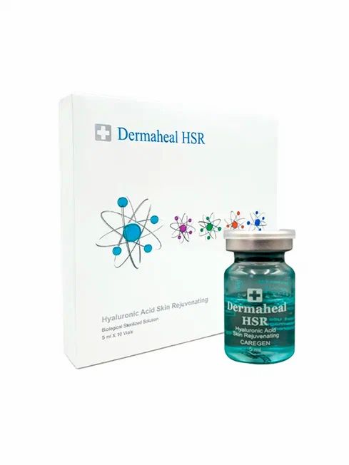 Сыворотка Dermaheal HSR для мезотерапии лица с гиалуроновой кислотой 5мл 1шт. novosvit сыворотка пилинг ночная для лица с молочной и салициловой кислотами 25