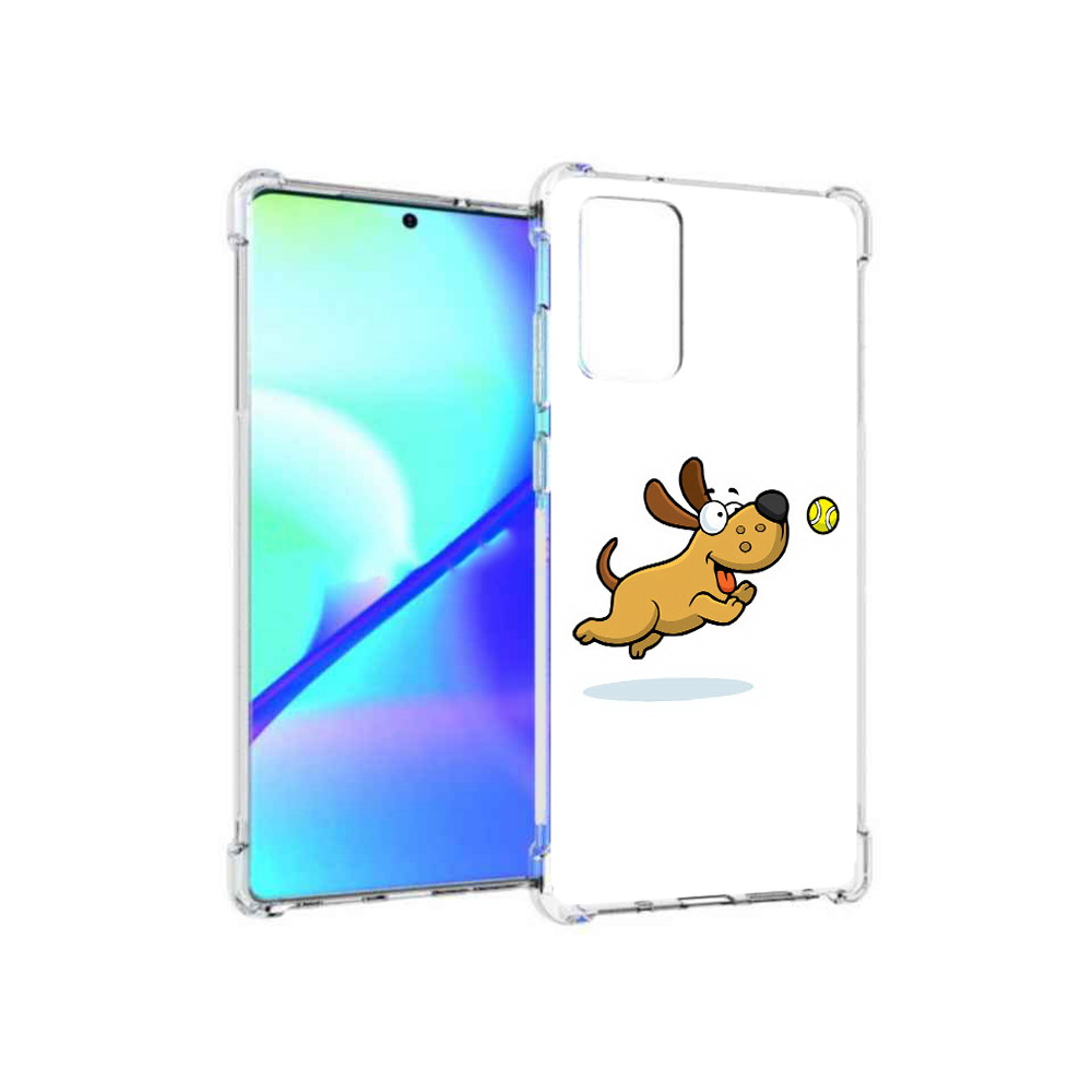 

Чехол MyPads Tocco для Samsung Galaxy Note 20 пёсик (PT152536.527.563), Прозрачный, Tocco