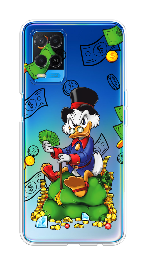 

Чехол на Oppo A54 "Scrooge Richness", Черный;синий;зеленый, 256150-1