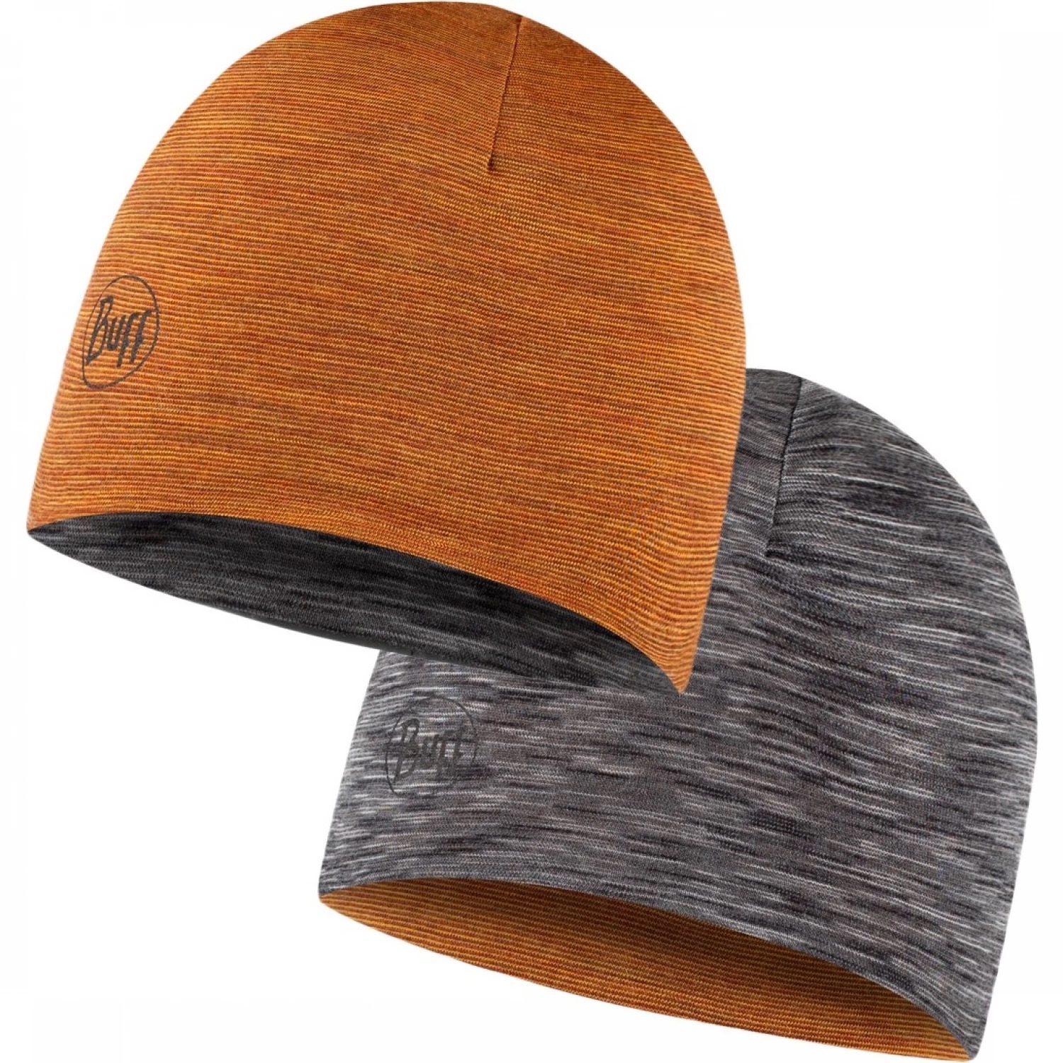 

Шапка Buff Lw Merino Wool Reversible Hat Bronze-Grey Multistripes