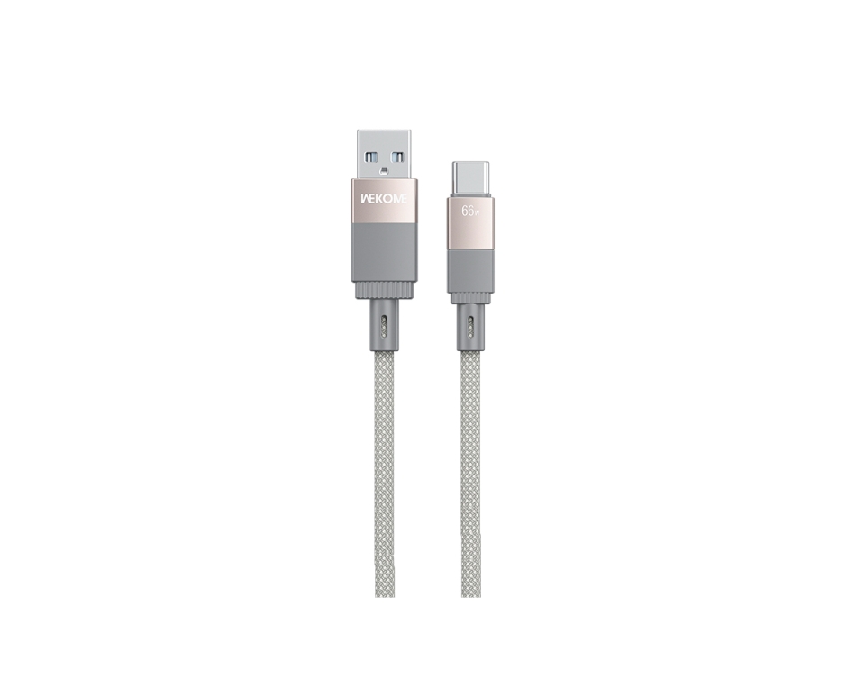 Кабель Wekome USB A to Type-C 1m 66W WDC-45 Grey