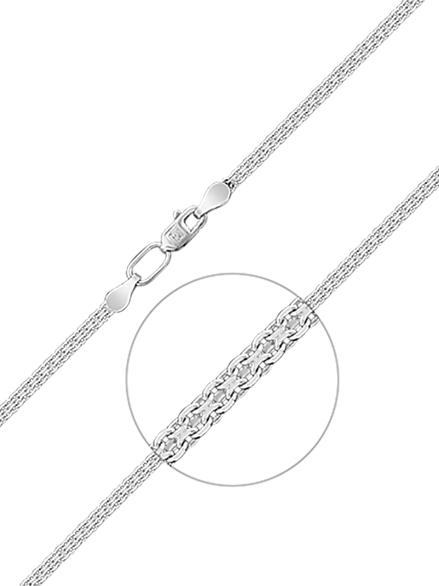 

Цепочка из белого золота 55 см PLATINA jewelry 21-2011-040-1120-17, 21-2011-040-1120-17