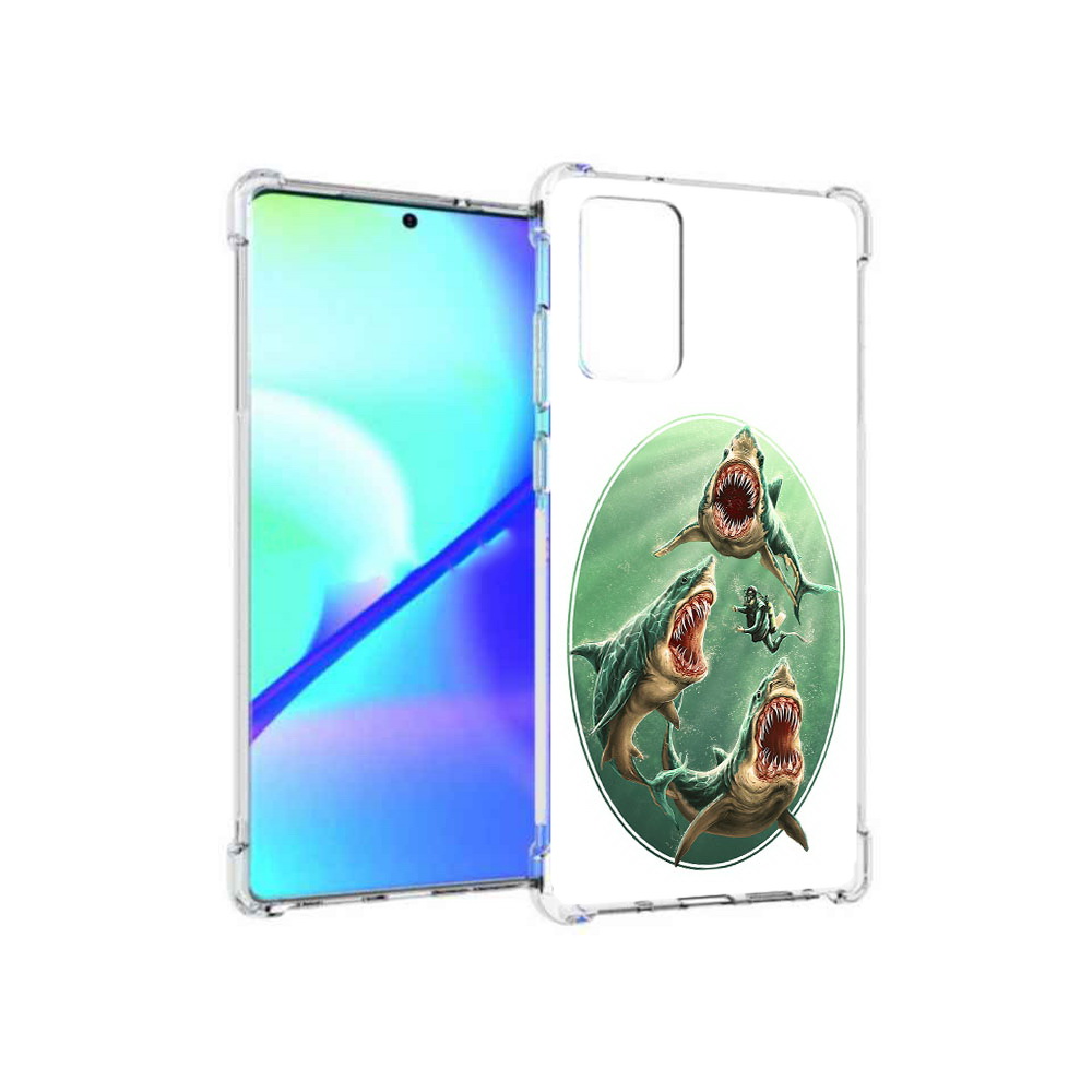 

Чехол MyPads Tocco для Samsung Galaxy Note 20 синяя бездна (PT152536.527.600), Прозрачный, Tocco