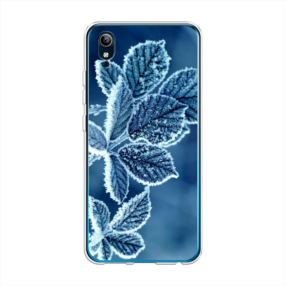 

Чехол для Vivo Y91c/Y1s "Зима 6", Голубой;белый, 262850-2