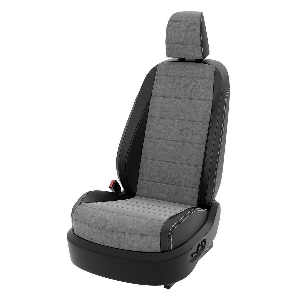 

Чехлы на сиденья Центр Авточехлов для Datsun Mi do CNTRA1717F-С2-556 Алькантара, Серый;черный, CNTRA1717