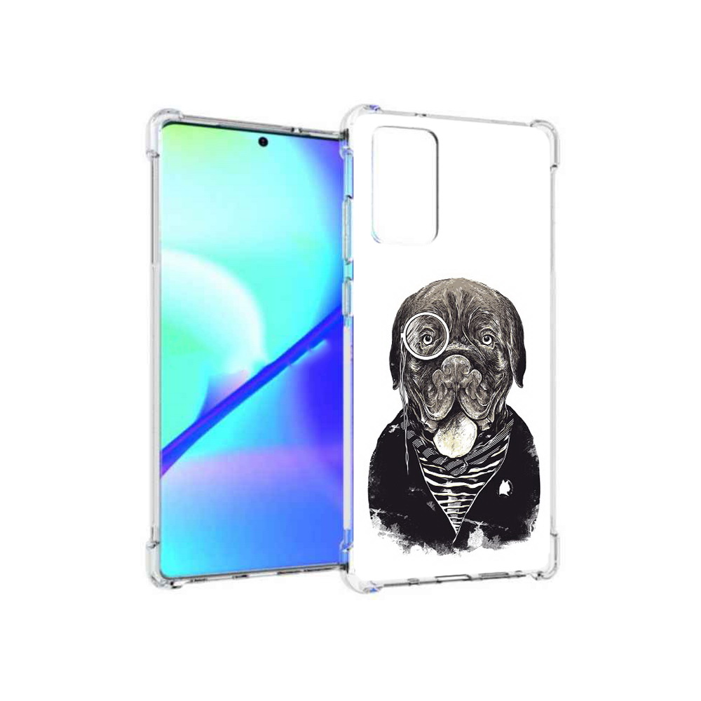 

Чехол MyPads Tocco для Samsung Galaxy Note 20 солидный песик (PT152536.527.615), Прозрачный, Tocco