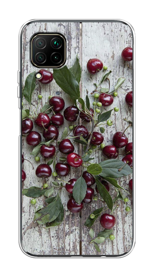 

Чехол на Huawei P40 Lite/Nova 6 SE/Nova 7i "Вишня", Бордовый;зеленый;серый, 611850-1