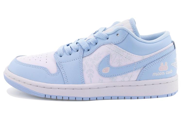 

Кеды унисекс Jordan Air Jordan 1 Low голубые 41 EU, Голубой, Air Jordan 1 Low