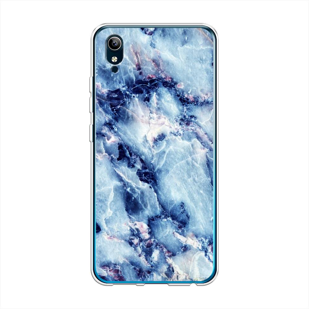 

Чехол для Vivo Y91c/Y1s "Мрамор с синими прожилками", Синий, 262850-3