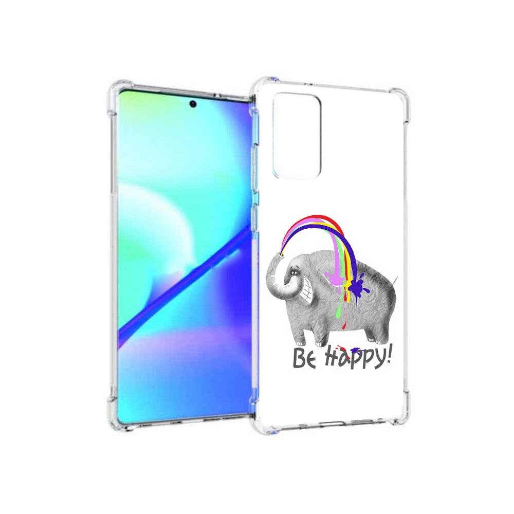 

Чехол MyPads Tocco для Samsung Galaxy Note 20 счастливый слон (PT152536.527.632), Прозрачный, Tocco
