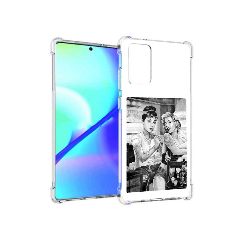 Чехол MyPads Tocco для Samsung Galaxy Note 20 тату мастер (PT152536.527.637)