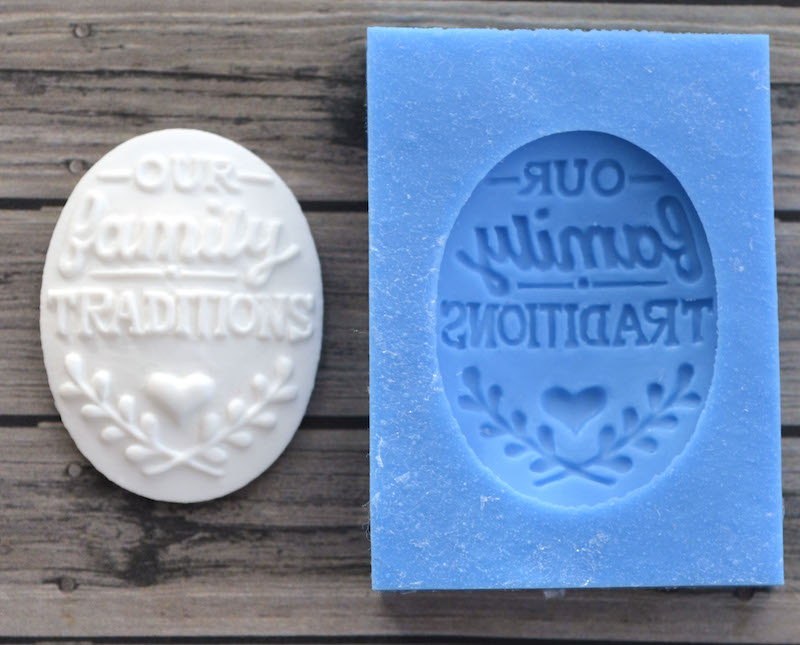 

Молд Арт-студия ПроСвет камея Our family traditions ARTMC0092, Зеленый