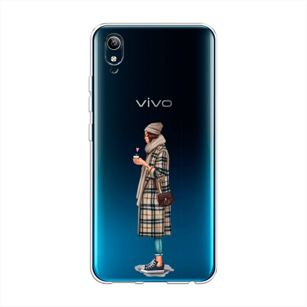 

Чехол для Vivo Y91c/Y1s "Утренний кофе", Коричневый;бежевый, 262850-6