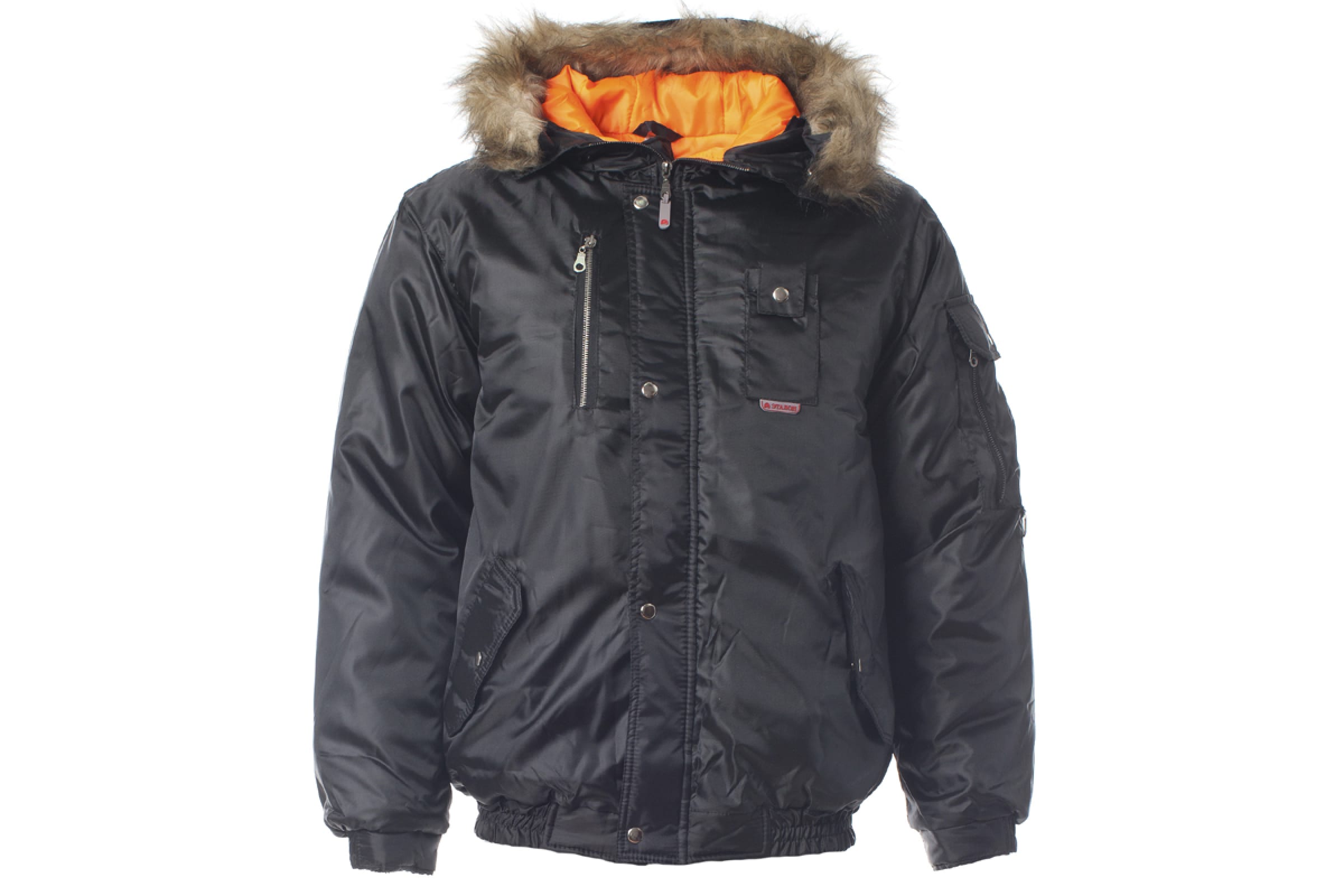 Куртка для рыбалки Спрут Аляска, черный, 60 RU/62 RU, 182-188