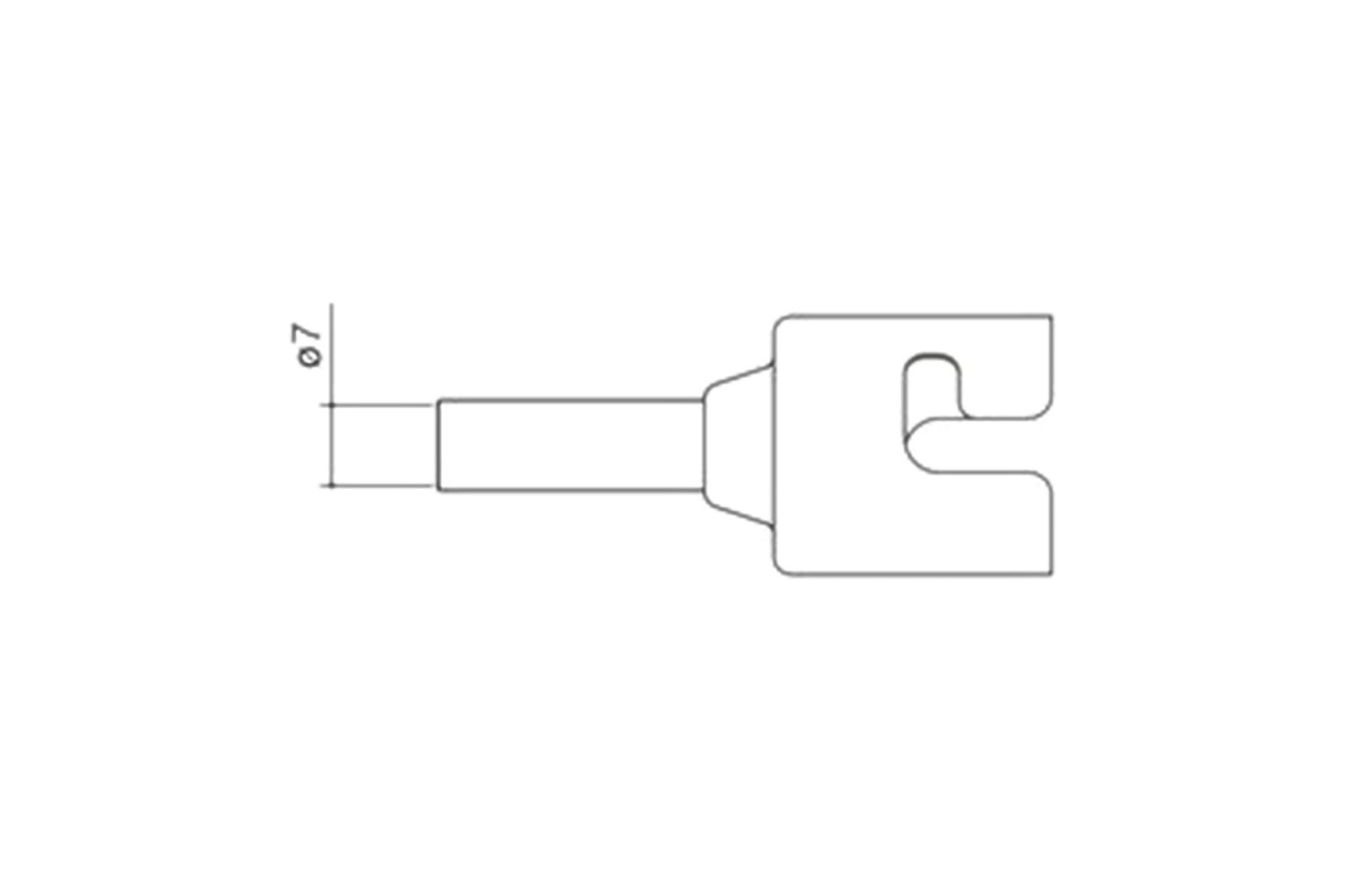 

HAKKO Насадка 7 мм для HAKKO FR-810 N51-04