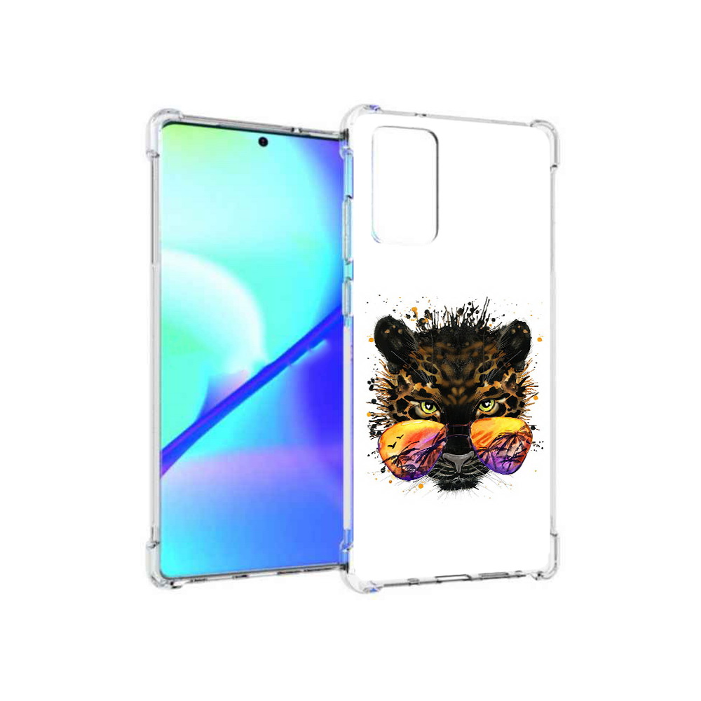 Чехол MyPads Tocco для Samsung Galaxy Note 20 тропический леопард (PT152536.527.649)