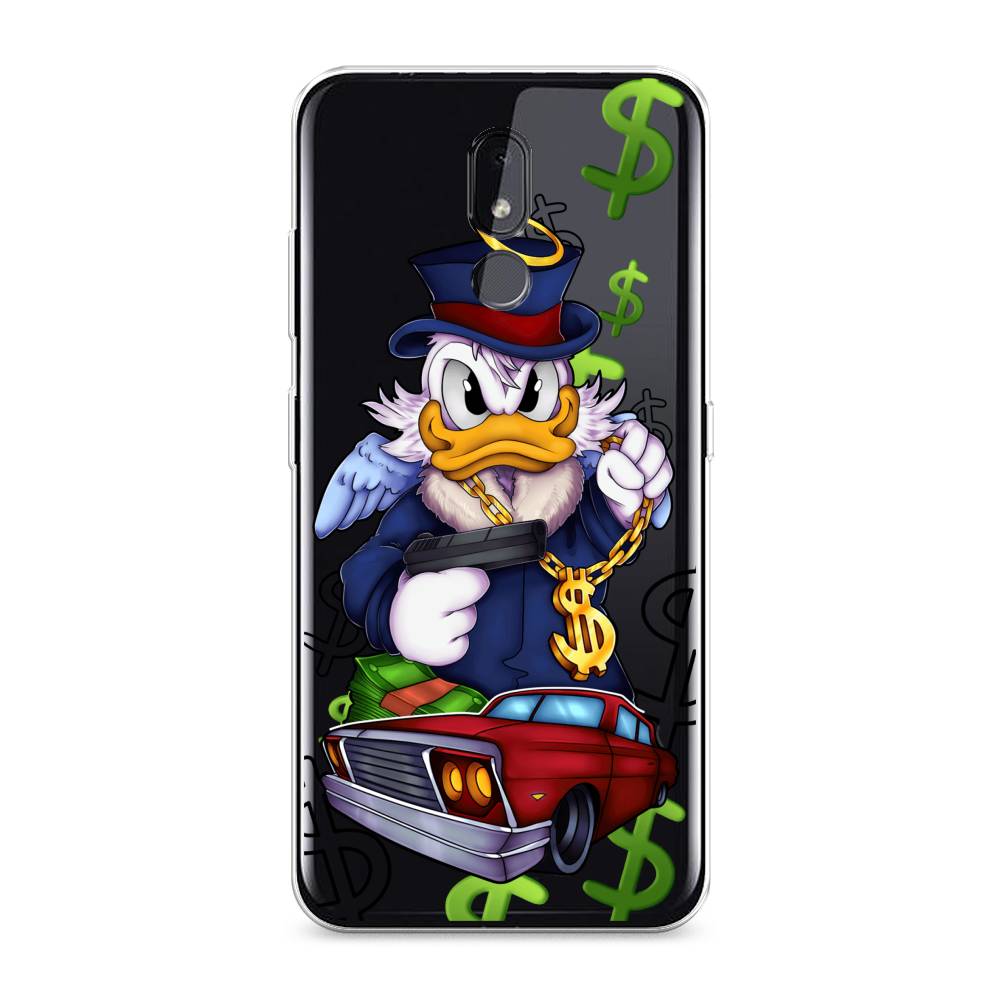 

Чехол на Nokia 3.2 "Scrooge McDuck with a Gold Chain", Красный;синий;белый, 122650-6