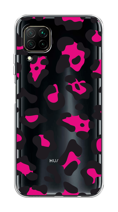 

Чехол на Huawei P40 Lite/Nova 6 SE/Nova 7i "Pink cow spots", Черный;розовый, 611850-1