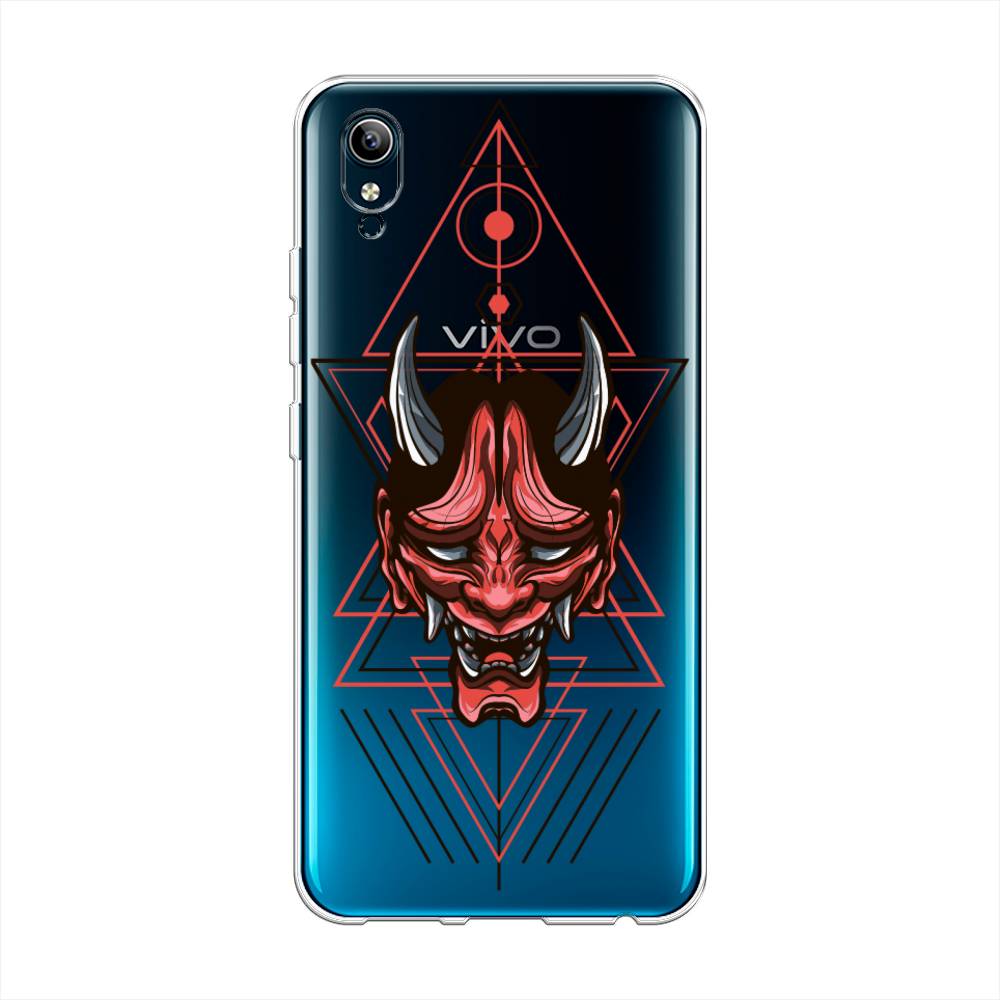 

Чехол для Vivo Y91c/Y1s "Hanya Oni mask", Серый;красный;черный, 262850-4