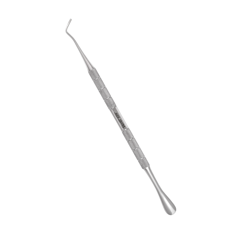 Кюретка SILVER STAR маленькая вогнутая лопатка silver star инструмент для педикюра прямая узкая пилка кюретка