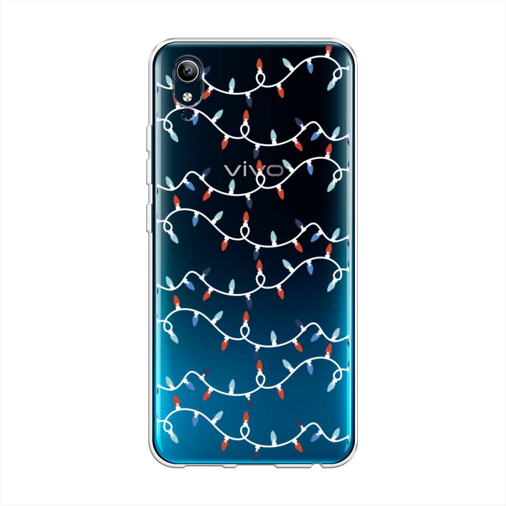

Чехол для Vivo Y91c/Y1s "Разноцветная гирлянда", Белый;красный;синий, 262850-5